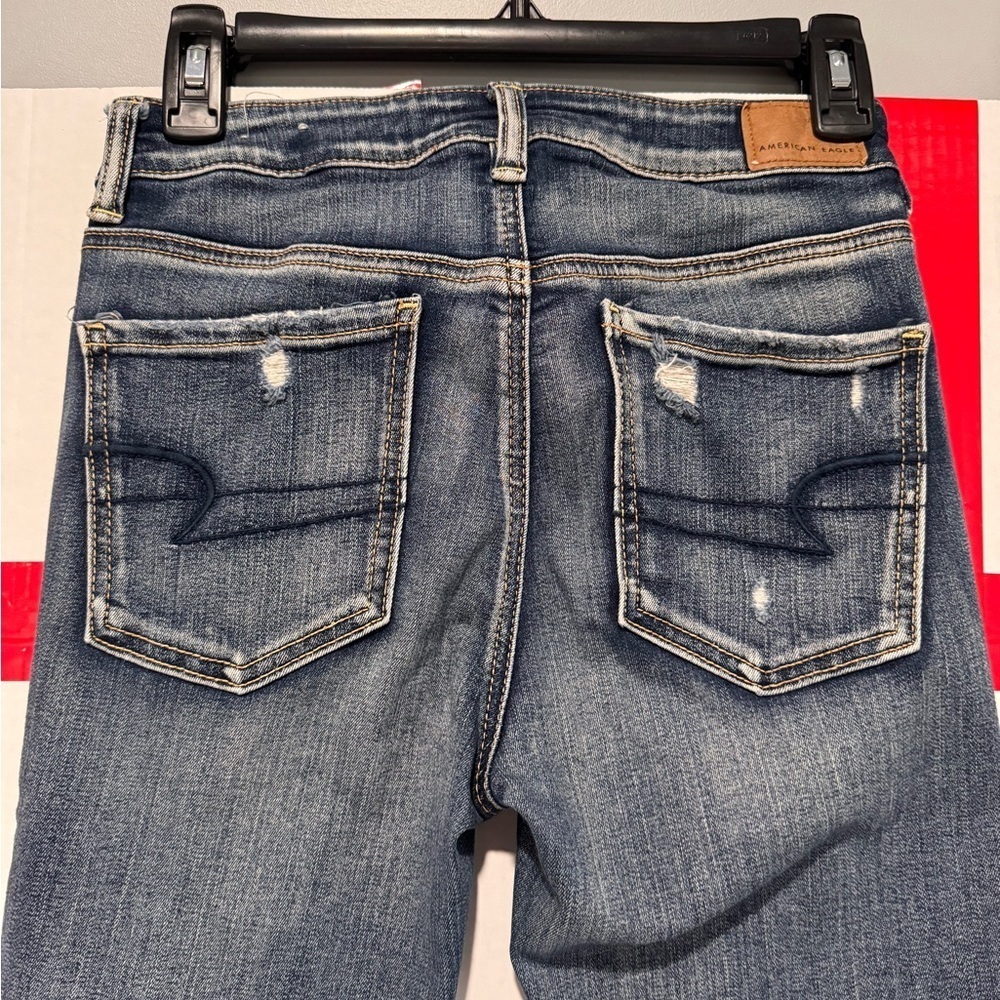 American Eagle Outfitters Indigo Skinny Jeans Regular - Picture 2 of 8